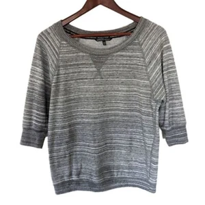 Victoria's Secret Supermodel Essentials Pullover Gray 3/4 Sleeve Sweatshirt S - Picture 1 of 6