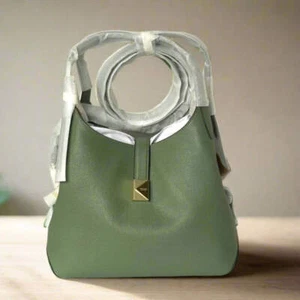 Borsa a tracolla media Kate Spade Deco in pelle verde ORGPKG - Foto 1 di 10