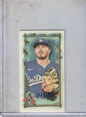 2023 TOPPS ALLEN & Ginter baseball Gavin Lux Brooklyn Back mini /25 card DODGERS - Image 1 of 2