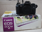 Fotocamera CANON EOS 500n Reflex Analogica macchina fotografica rullino 35m nera