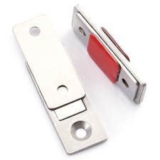 1/2 x Extrem Stark Edelstahl Magnetschnäpper Türmagnete Haltemagnet