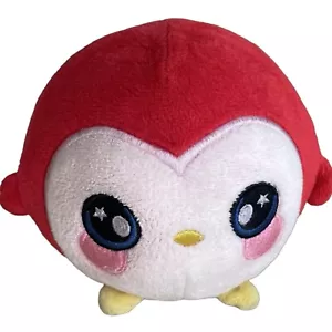 Squeezamals Paulina Penguin Plush Toy Red White 3.5” Stuffed Animal - Picture 1 of 4