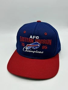 Vintage Buffalo Bills 1995 Eastern Division Champions SnapBack Mütze Schulleiter - Bild 1 von 11