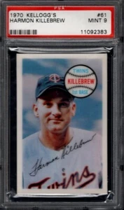 PSA 9 - 1970 Kellogg's #61 Harmon Killebrew Minnesota Twins HOF - Picture 1 of 3