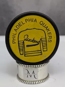 Philadelphia Quakers 1931 Hockey Puck - Vintage NHL Commemorative Team Logo - Bild 1 von 8