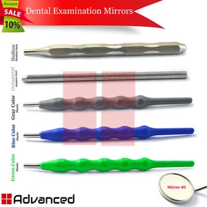 MEDENTRA Mouth Examination Mirror Handle With Mirror Tooth Inspection Instrument - Picture 1 of 12