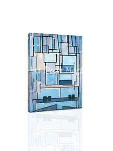 Composition Number 9-Mondrian - - CANVAS OR PRINT WALL ART - Picture 1 of 2