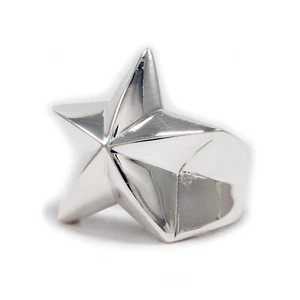 STAR RING 925 STERLING SILVER BIKER GOTHIC ROCKABILLY BOHO HIPPIE tan-r039 - Picture 1 of 7