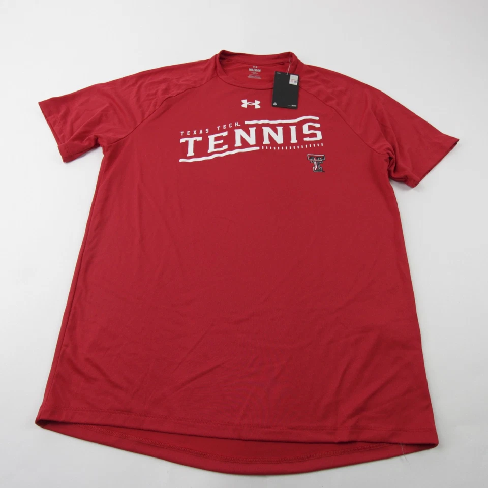 Texas Tech Red Raiders Under Armour Short Sleeve Shirt Men's Red New - Image 1 of 1