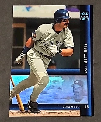 Upper Deck SP Holoview FX #25 1994 Don Mattingly New York Yankees Foto 1 de 4