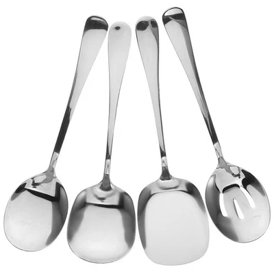 4 Pcs Mestolo in Acciaio Inossidabile Cucchiaio Ristorante - Immagine 1 di 4