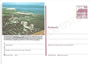 P 138 imagen postal patrón impreso 60 peniques B&S Horumersiel p5/77 ** - Imagen 1 de 1