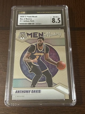 Anthony Davis 2020-21 Mosaic Men Of Mastery CSG 8.5 - Image 1 of 3