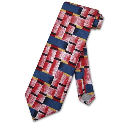 Antonio Ricci SILK NeckTie Made in ITALY Geometric Design Mens Neck Tie #3121-5 - Image 1 of 2