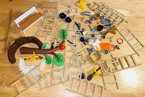 Vintage Lot of Playmobil Geobra Parts PIeces Ladders Bench etc. - Picture 1 of 7