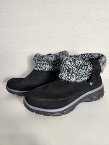 Skechers Women's Sz 11 Relaxed Fit Easy Going Heighten Ankle Boots Black New - Picture 1 of 9