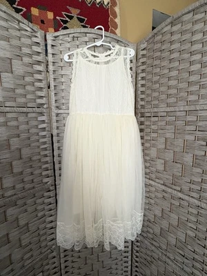 Halloween Spooky Dress Zombie Corpse Conjuring Amityville Tulle Girls 10 Costume - Image 1 of 4