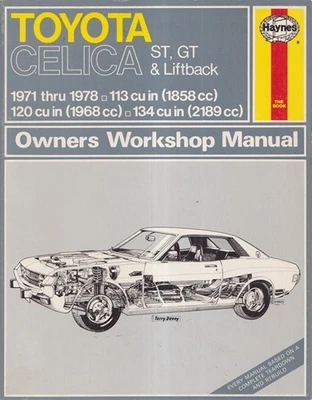 Manuale Di Riparazione Haynes Per Proprietari Del Toyota Celica 1971-1978 - Immagine 1 di 4
