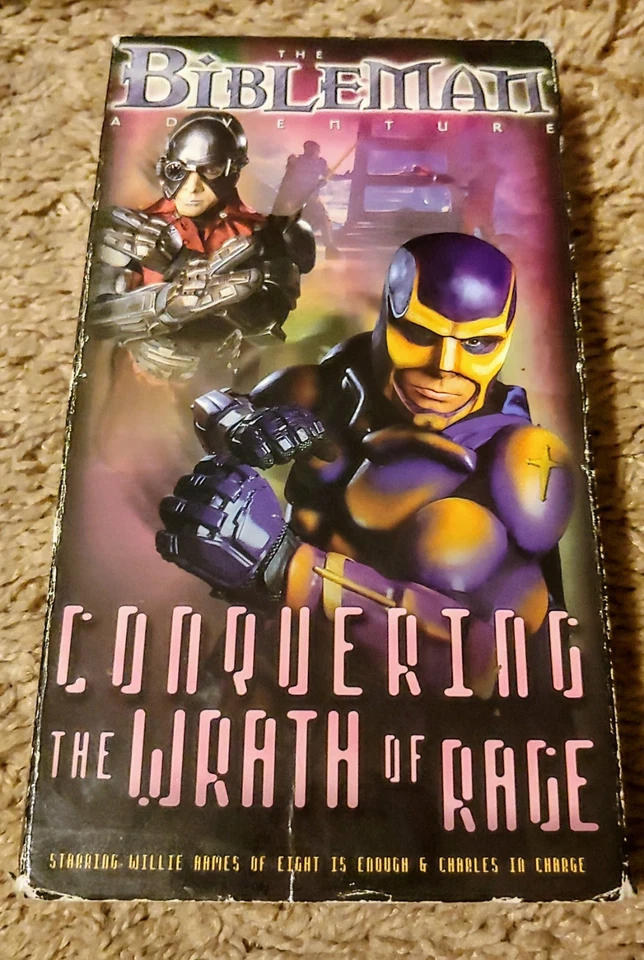 The Bible Man Conquering the Wrath of Rage - Christian Children VHS Tape - Rare - Image 1 of 1