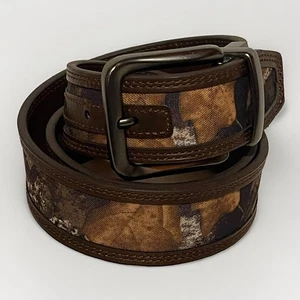 "Cinturón de cuero camuflaje Realtree Edge camuflado talla M 34-36""" - Imagen 1 de 7