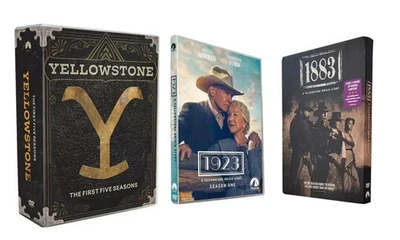 Yellowstone The Complete Series Seasons 1-5 Part 1&2 + 1883 1923 DVD Set