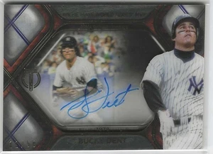 2022 Topps Tribute Tribute to World Series MVPs Autographs Bucky Dent auto 11/50 - Picture 1 of 2