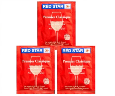 Винные дрожжи Red Star Premier Classique, 5 г — 3 упаковки - Изображение 1 из 4