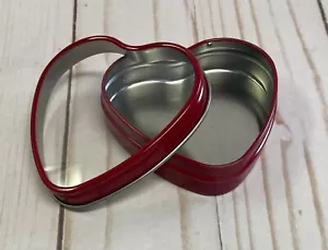 "Caja de dulces artesanal de almacenamiento artesanal de caramelos con tapa transparente de 3" para corazón de San Valentín día de San Valentín rojo - Imagen 1 de 4