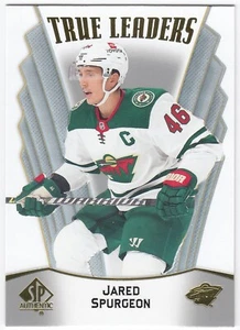 2021-22 Upper Deck SP Authentic True Leaders JARED SPURGEON #TL-8 Minnesota UD - Picture 1 of 1