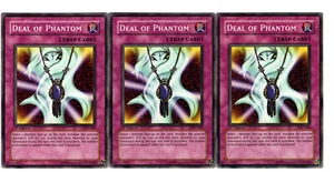 Yugioh- 3X Deal of Phantom - Common - 1st Edition - LON-084 - Near Mint - Picture 1 of 1