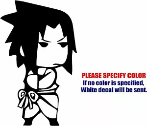 Sasuke niedlich cool Post Grafik gestanzter Aufkleber Sticker Auto LKW Boot Fenster 7" - Bild 1 von 5