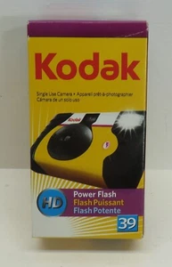 Kodak 35 mm HD Power Blitz Einweg 39 Belichtungskamera Exp 12/2013 - Bild 1 von 7