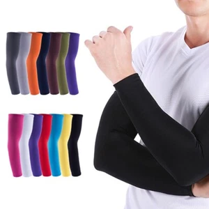 Cooling Arm Sleeves for Men Women Outdoor Sports Arm Compression Sleeves - Picture 1 of 22