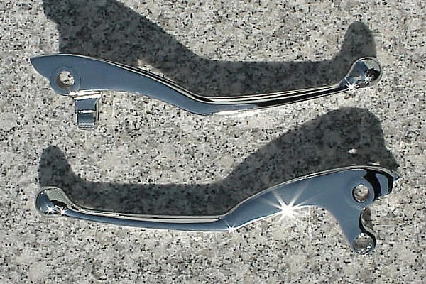 1985-2007 Yamaha V-Max Vmax VMX 1200 CHROME FRONT BRAKE & CLUTCH LEVERS - Image 1 of 2