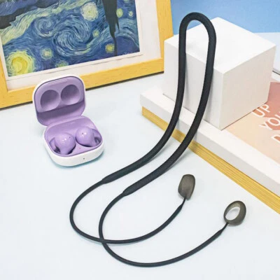 Custodia cover silicone cordini anti-perdita punte orecchie per Samsung Galaxy Buds 2 2021 - Immagine 1 di 4