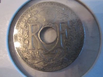 MOEDA FRANCESA 1918 - 25 CENTAVOS - VEJA FOTOS - OFC-B - Imagem 1 de 4