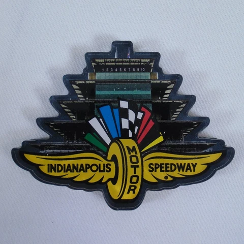 Indianapolis Motor Speedway Pagoda Hi-Def Collector Magnet Indy 500 Brickyard Cover