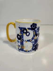 10 Strawberry Street Artisan Collection Monogram Initial ‘’B’’ Coffee Mug 14 OZ. - Picture 1 of 5