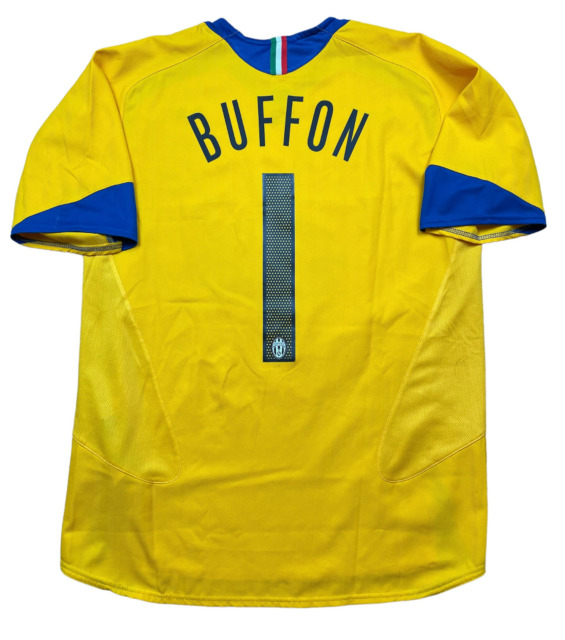 2006-07 JUVENTUS GK S/S No.1 BUFFON S/S Serie B 06-07 Jersey Shirt Trikot