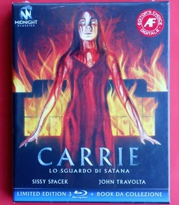 Carrie Lo Stance By Satana Sissy Spacek 3 blu ray + Book Box Set Limited Edition - Picture 1 of 1