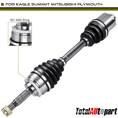 Conjunto de eje CV para Eagle Summit Talon Mitsubishi Expo Plymouth delantero lado izquierdo Foto 1 de 4