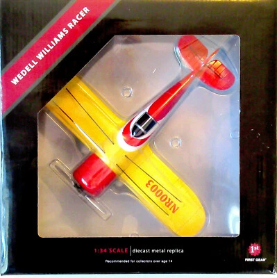 FIRST GEAR Wedell-Williams Racer Airplane 1/34 Scale Die Cast - Image 1 of 4