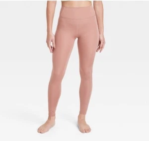 Women’s All In Motion Brushed Sculpt Leggings Clay Pink XS Retail $28 - Picture 1 of 8