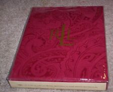 RALPH LAUREN   Paisley Suite Red  60" X  120" TABLECLOTH NEW
