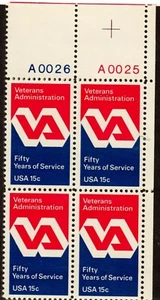 Scott 1825 15¢ Veterans Administration MNH Free shipping in USA! - Picture 1 of 1