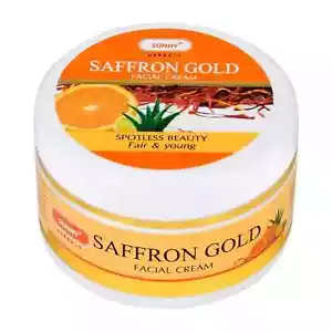 Sunny Herbals Safran Gold Gesichtscreme für alle Hauttypen 100gm - Bild 1 von 7