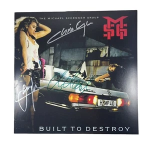 The Michael Schenker Group Signed Autographed Build To Destroy Vinyl Album - Picture 1 of 7