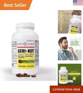 Reliable Geri-KOT Senna 8.6mg Tablets for Constipation - 1000 Count Easy Intake - Picture 1 of 10