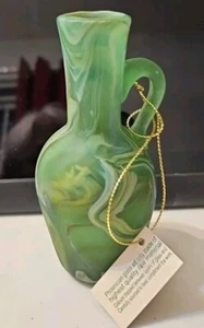 Kleine phönizische Glasvase - handgefertigte Glasvase 4,5" x 2" - Bild 1 von 5