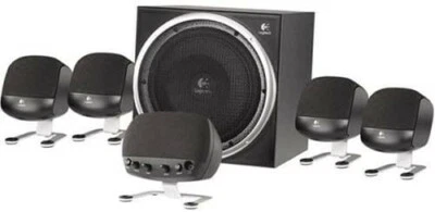 Logitech Z-640 Computer 5.1 Surround Sound System Subwoofer für PC's und Gaming  - Bild 1 von 4